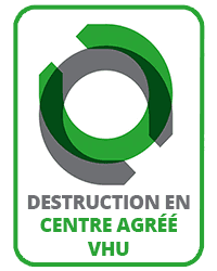 Logo destruction centre agrée VHU