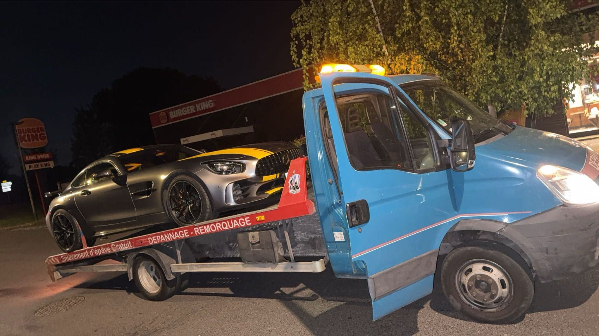 Enlèvement épave de nuit